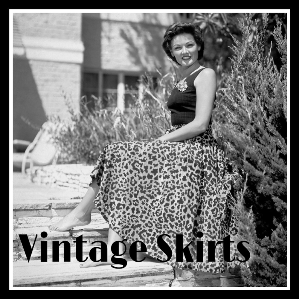 Vintage Skirts! 90s 80s 70s 60s 50s 40s And Before....